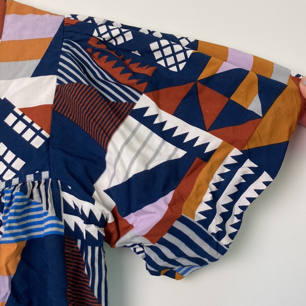 PORRIDGE {Anthropologie} |Ventura Abstract Blouse sz XS - Picture 3 of 7